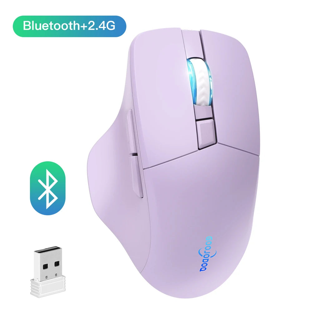 4000 DPI 2.4G USB Bluetooth Support Optical Sensor Wireless Mouse
