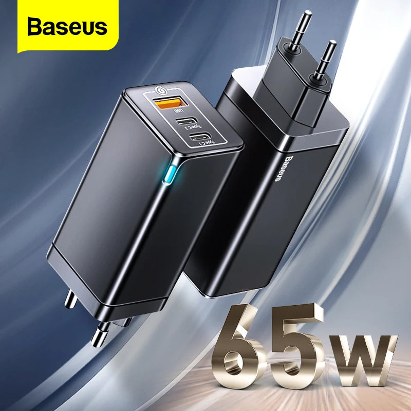 Baseus 65W USB Type-C Charger For iPhone 12 Pro Max and MacBook