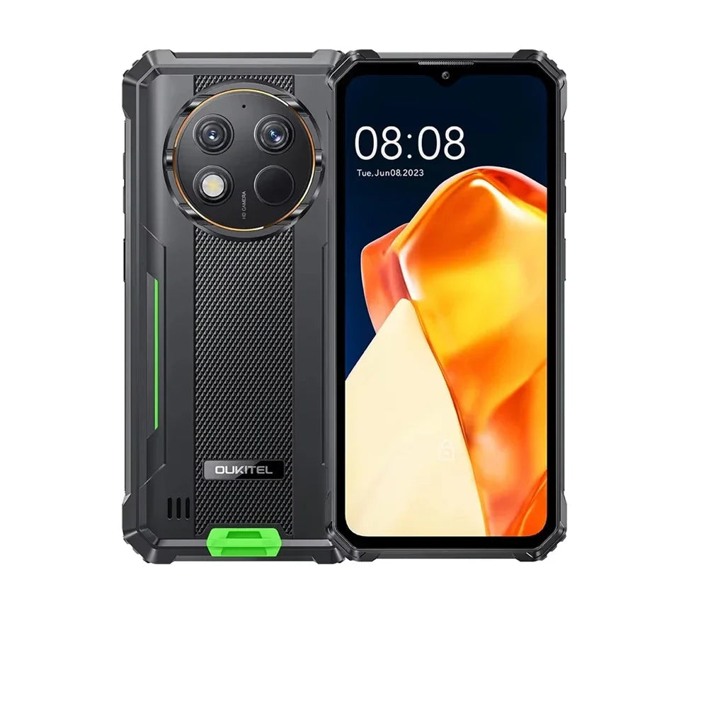 10600mAh 256GB Android Rugged Type-C Fast Charging Smartphone