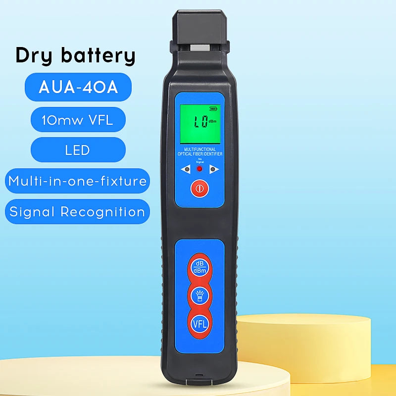 Hybrid Optical Fiber Cable Tester Detector With Visual Fault Locator