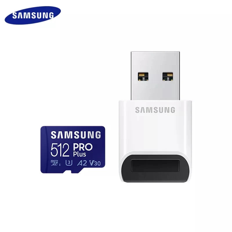 Samsung 128GB- 512GB MicroSDXC High Speed Memory Card Reader