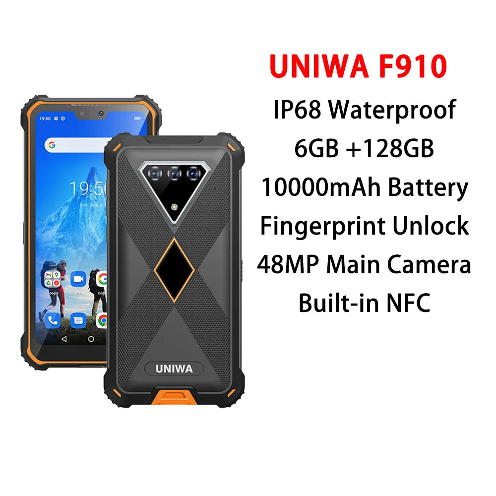 F910 Rugged Android Normal Screen Fast Charging Smartphone