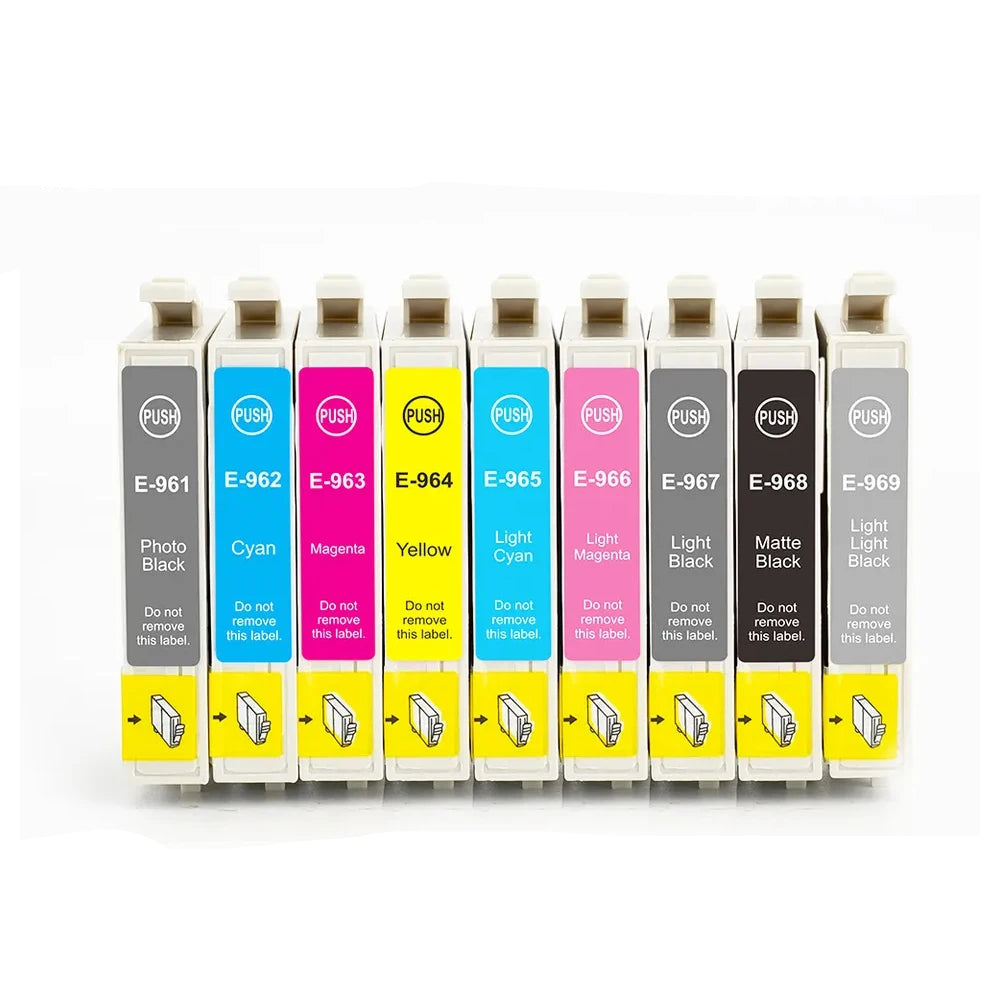 T0961-T0969 Ink Cartridge Compatible For Epson Photo R2880