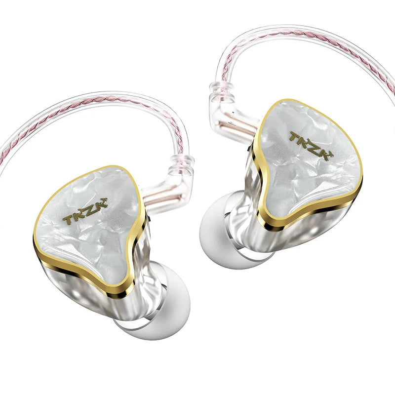 Metal Wired Dynamic Vocalism HiFi Monitor Dual Earphones with 2Pin