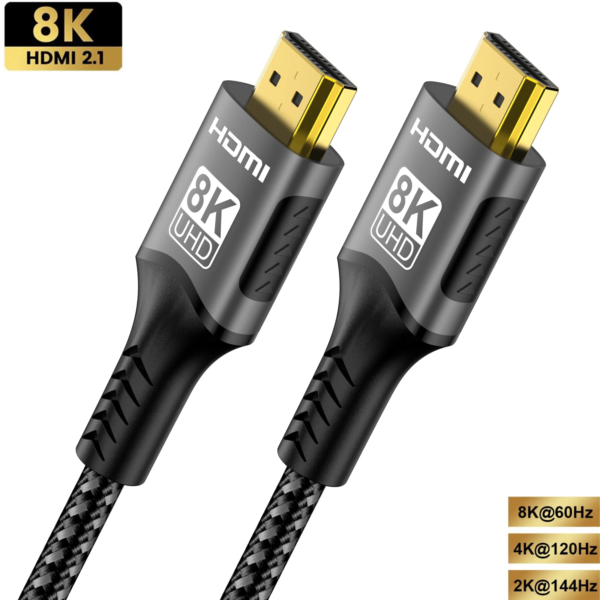 48Gbps Aluminum Braid Shielding Ultra High Speed For RTX Video Cable