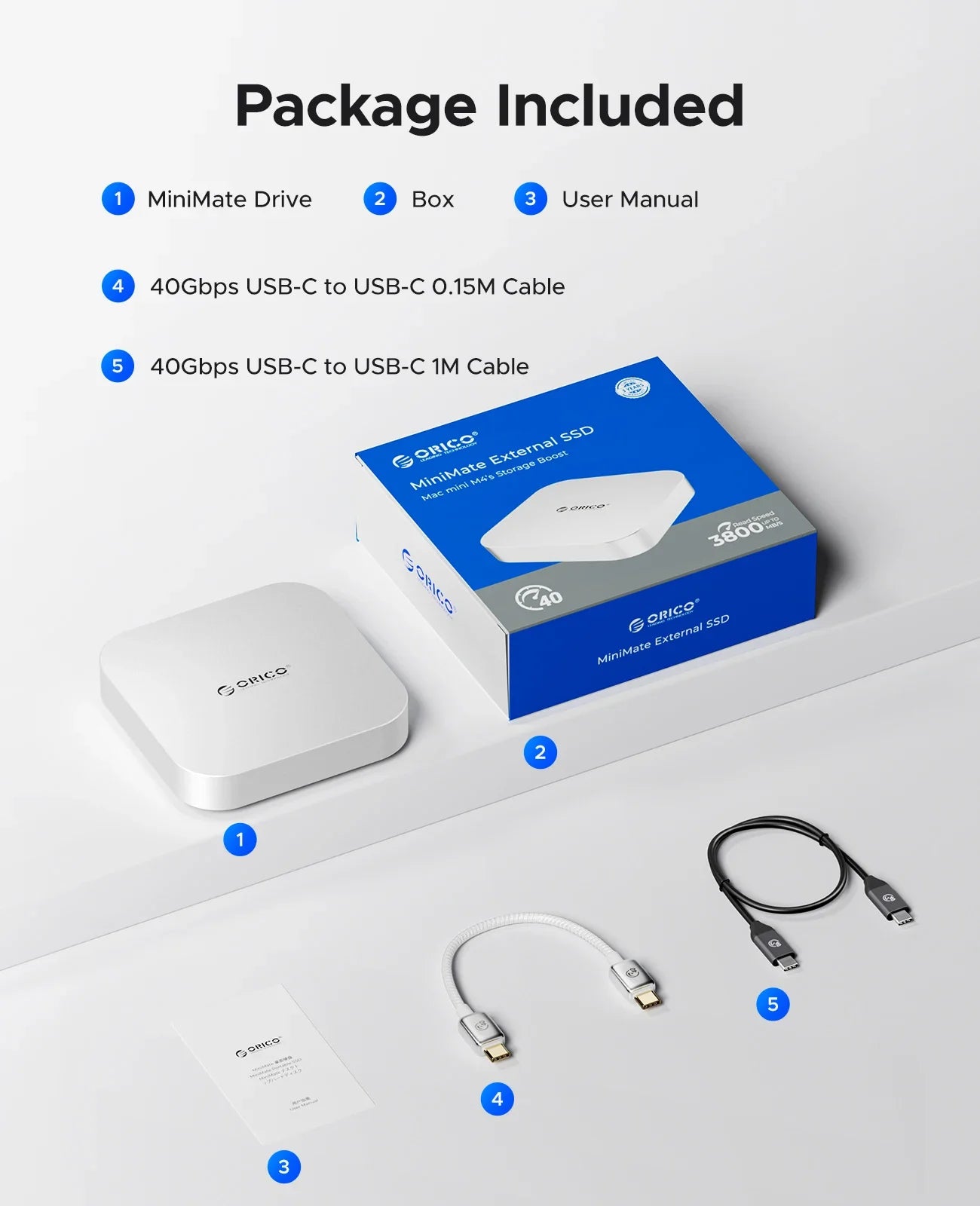 40Gbps 4TB External Solid State Drive Compatible For Mac Mini M4