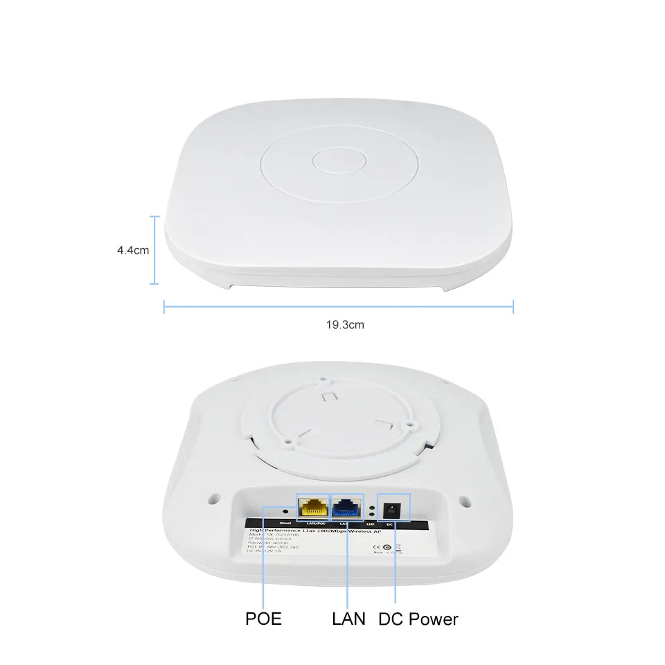2.4GHz High Power 1800Mbps WIFI Extender Mounted Wireless Router