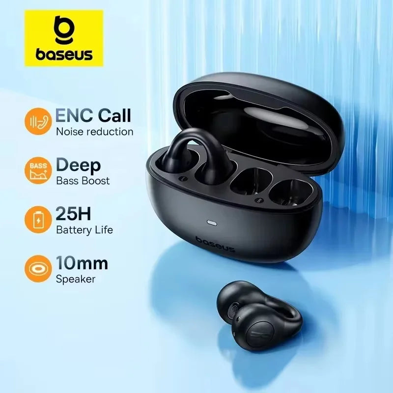 Baseus Plastic Wireless Bluetooth 5.3 Dynamic Multi-Mode Earphones