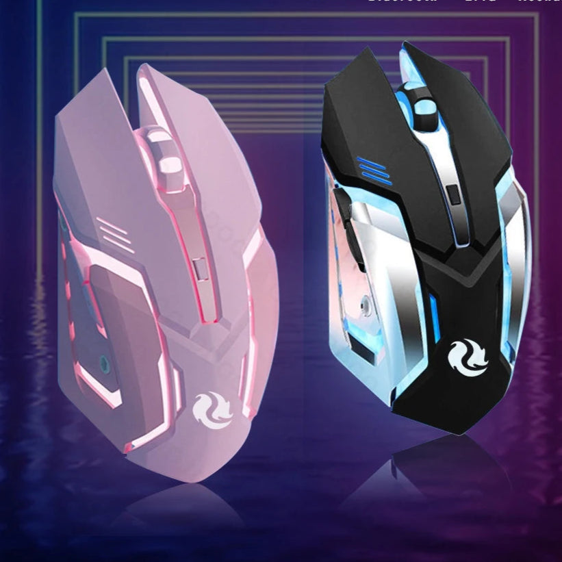 1600 DPI 2.4G USB Bluetooth Support Wireless Rechargeable Mouse