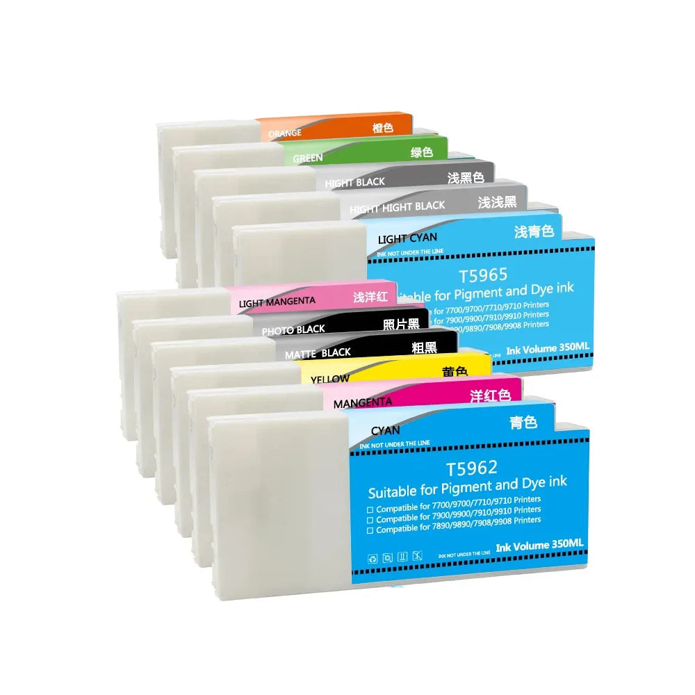 T5961-T5969 Ink Cartridge Compatible For Epson Stylus Pro 7890 9700