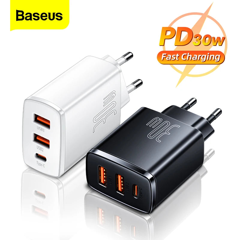 Baseus 20W ABS USB Type-C Car Charge For iPhone 13 14 Pro Max