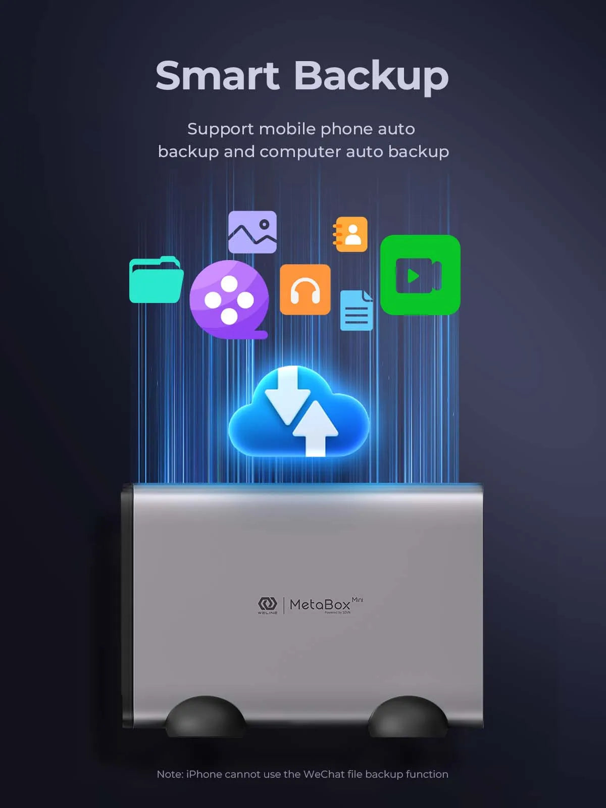 3.5" 1000Mbps Mini Secure Storage MetaBox For Laptop And Desktop