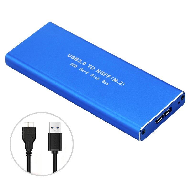External M.2 USB 3.0 SSD Cooling Metal Case Enclosure