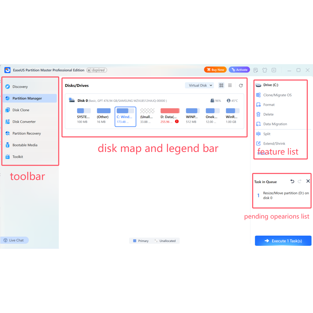 EaseUS Partition Master