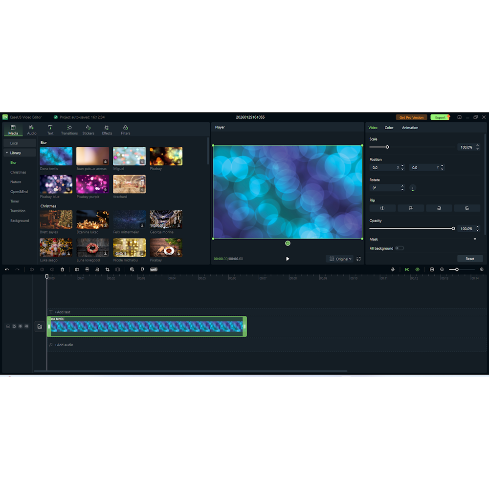 EaseUS Video Editor