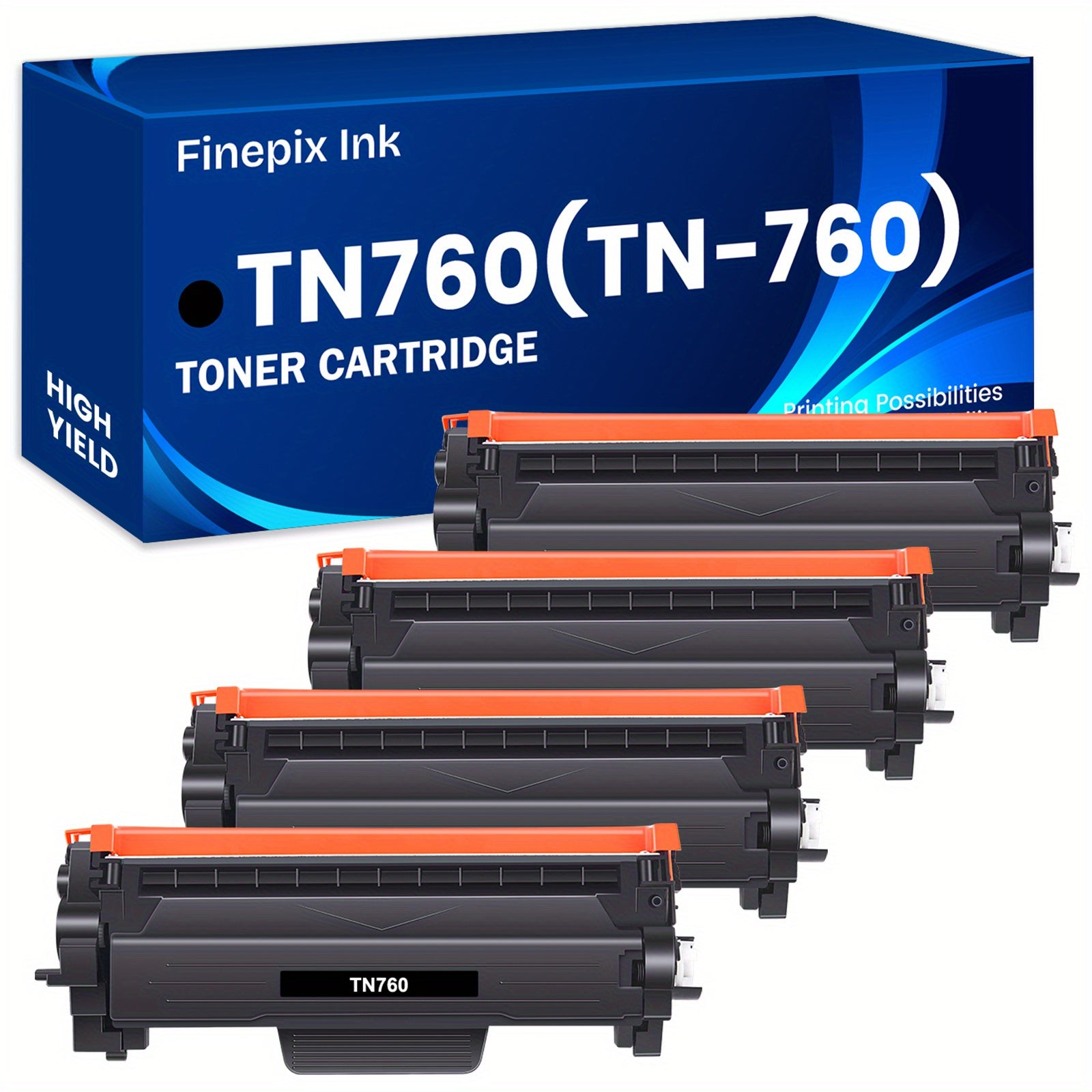 TN760 Toner Cartridge Compatible For HP Brother TN760 TN-760 TN-730 TN730