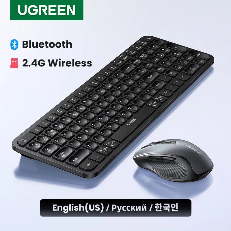 Ugreen 106 Keys Wireless Bluetooth Support Mechanical Keyboard