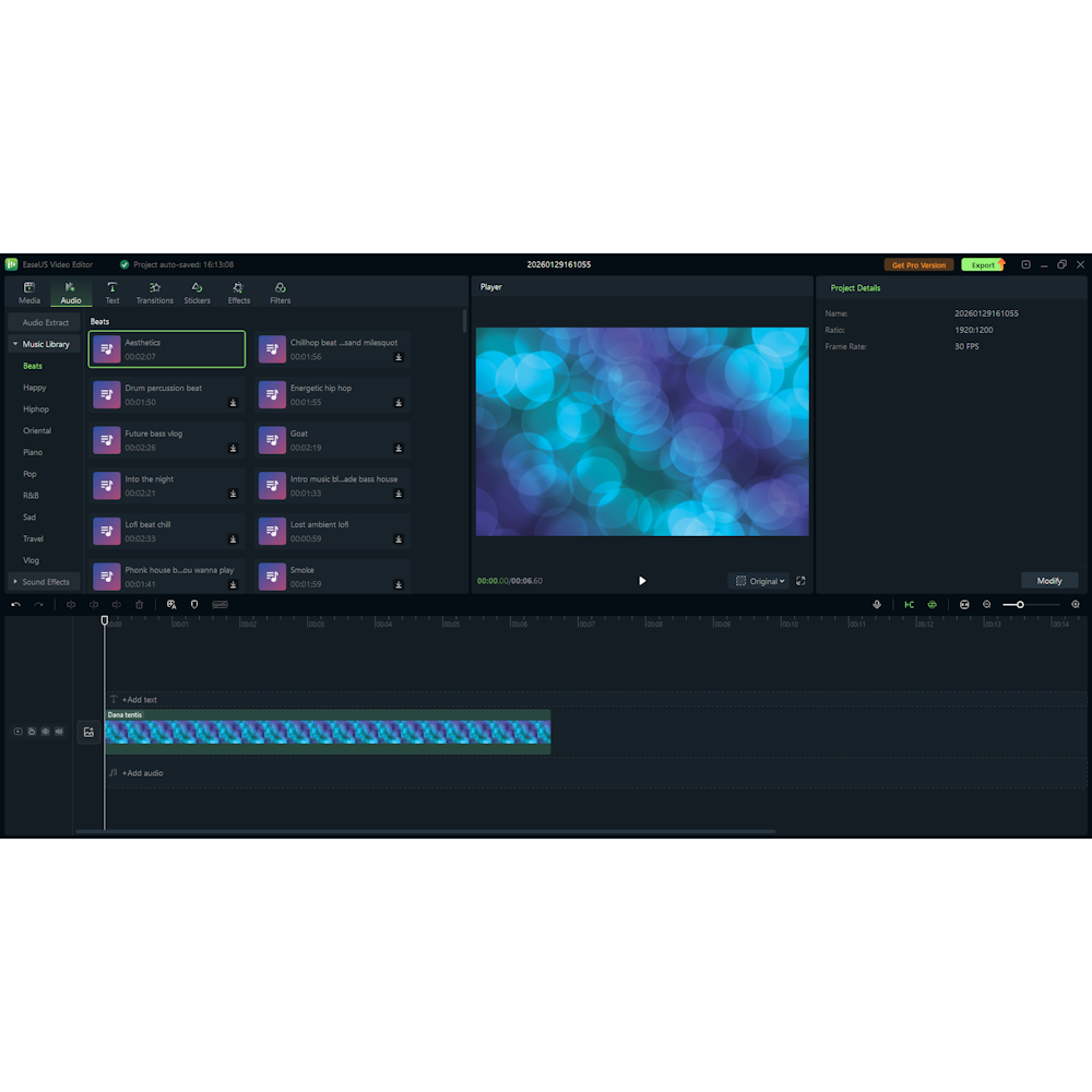 EaseUS Video Editor