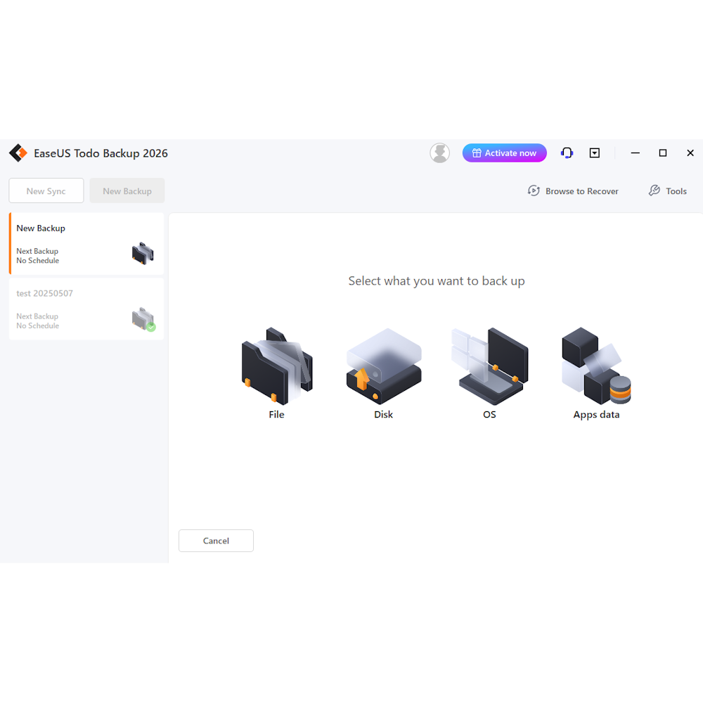 EaseUS Todo Backup Home