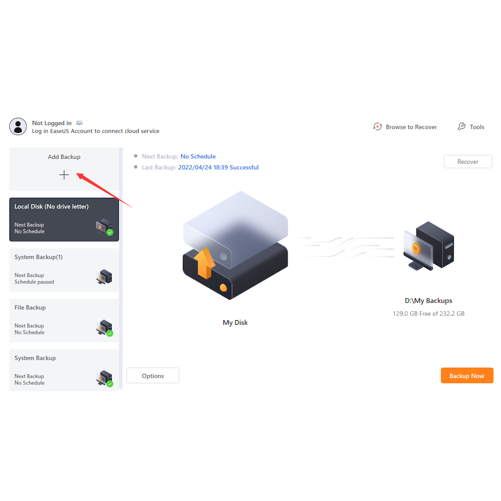 EaseUS Todo Backup Home