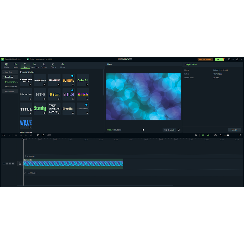 EaseUS Video Editor