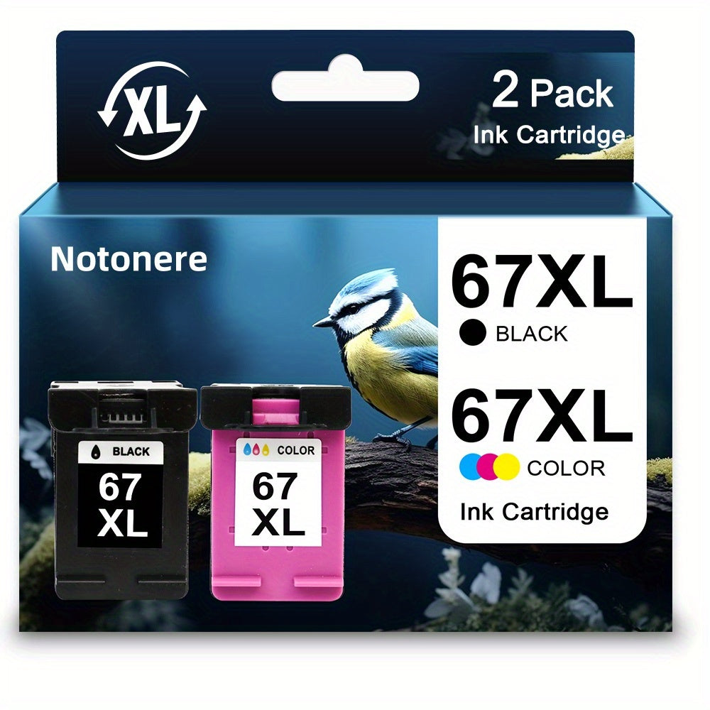 67XL Toner Cartridge Compatible For HP DeskJet 2755e 4155e 4100e 2752e