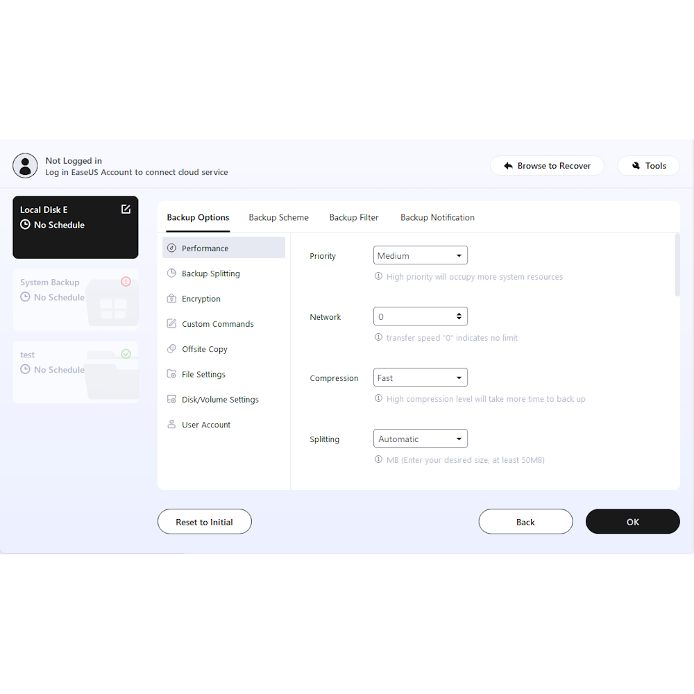 EaseUS Todo Backup Home