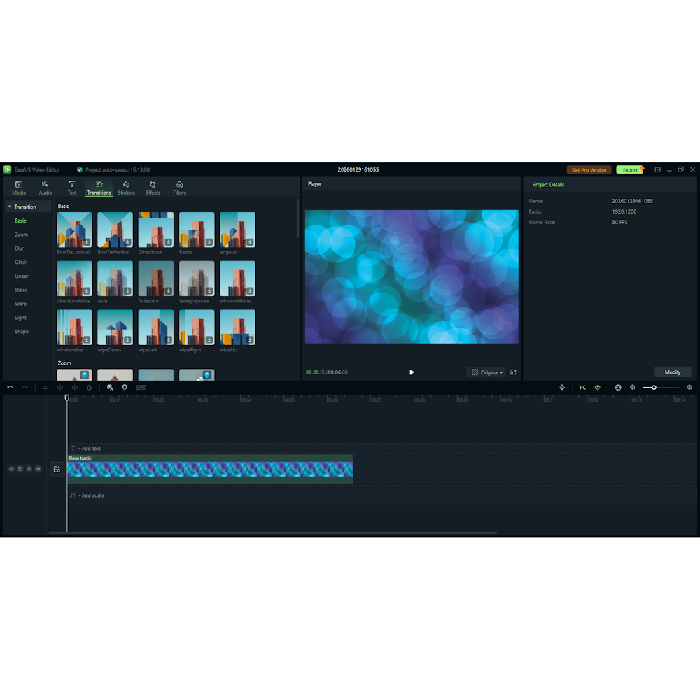 EaseUS Video Editor