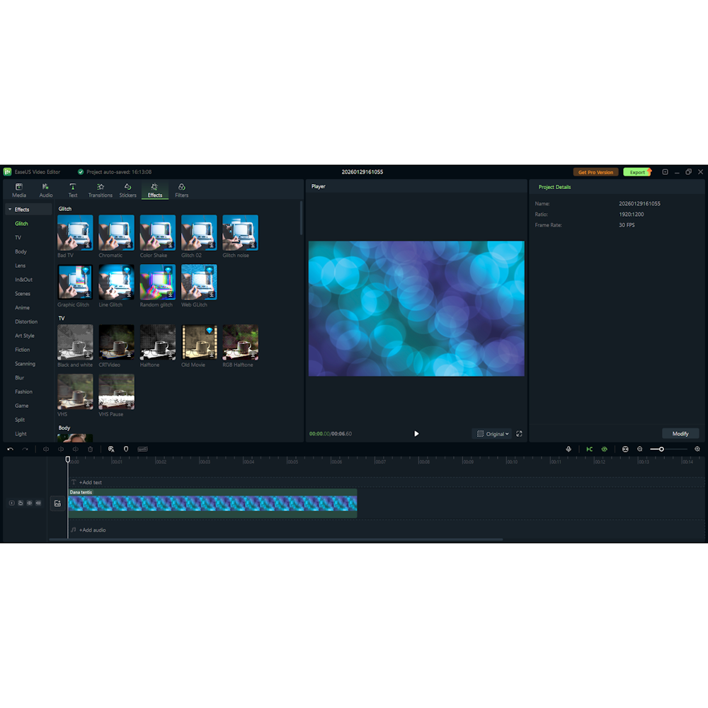 EaseUS Video Editor
