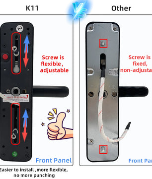 Zinc Alloy Biometric Fingerprint Bluetooth Electric Door Lock