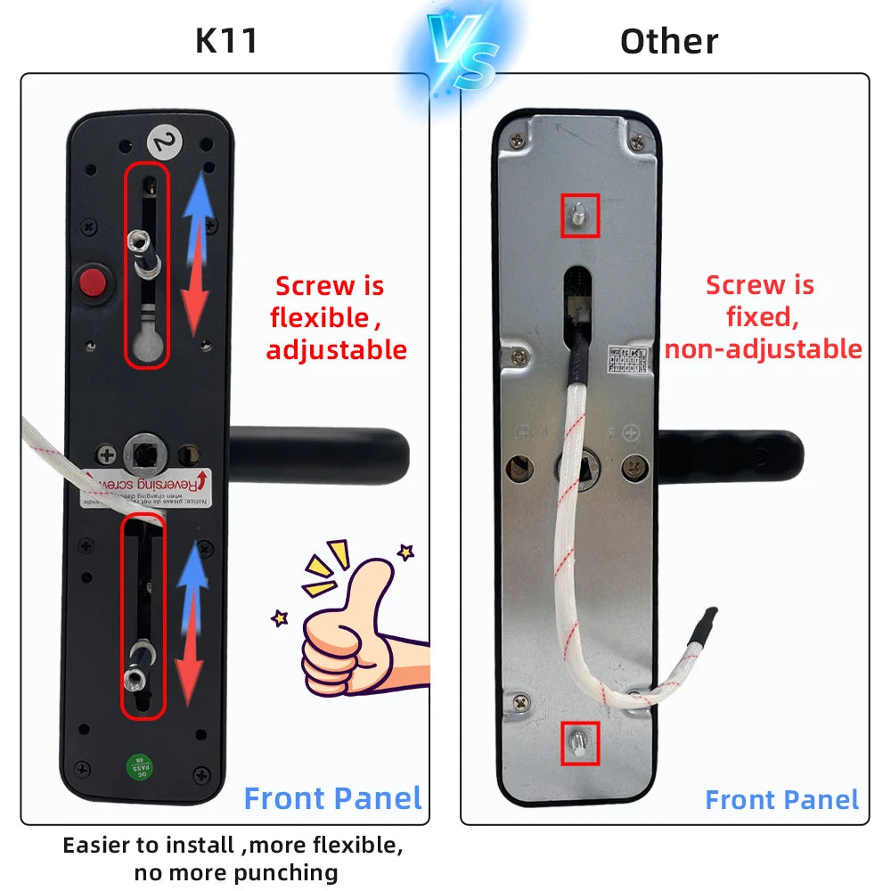 Zinc Alloy Biometric Fingerprint Bluetooth Electric Door Lock