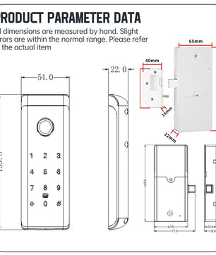 Raykube TT Electric Keyless Drawer For Home Storage 