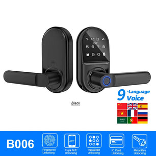 Raykube Electronic Deadbolt With 9 Languages Door App Lock