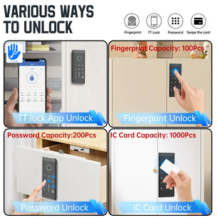 Raykube TT Electric Keyless Drawer For Home Storage 