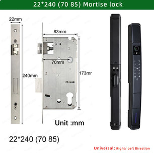 Raykube Waterproof Slim Camera Face Recognition Digital Lock