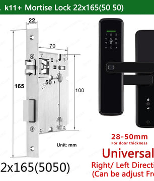 Zinc Alloy Biometric Fingerprint Bluetooth Electric Door Lock
