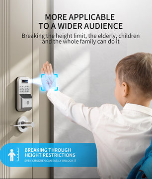 Zinc Alloy IP65 Bluetooth Waterproof Electronic Smart Door Lock