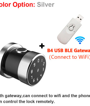 Stainless Steel Fingerprint Bluetooth WIFI Right Push Door Lock