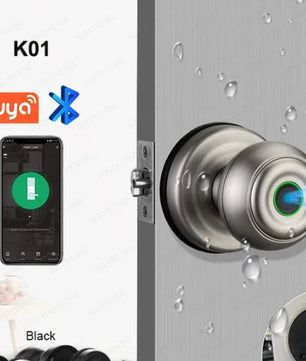 Aluminium Alloy Waterproof Bluetooth Reversible Handle Door Lock