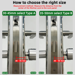 Aluminium Alloy Fingerprint Bluetooth Cylinder Digital Door Lock