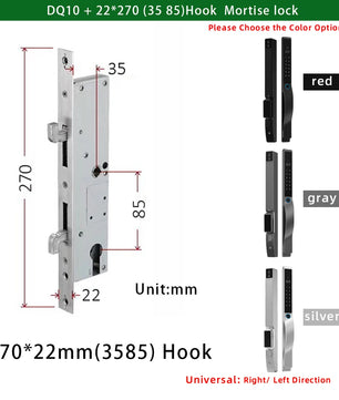 Aluminium Alloy Fingerprint Rechargeable Battery WIFI Smart Lock