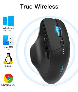 4000 DPI 2.4G USB Bluetooth Support Optical Sensor Wireless Mouse