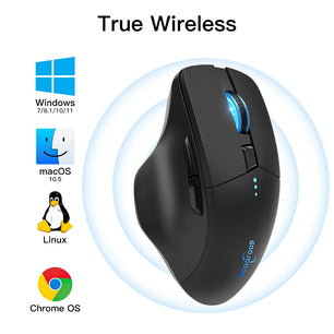 4000 DPI 2.4G USB Bluetooth Support Optical Sensor Wireless Mouse