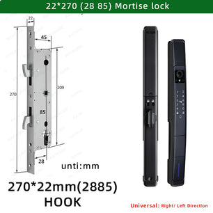 Raykube Waterproof Slim Camera Face Recognition Digital Lock