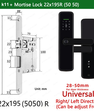 Zinc Alloy Biometric Fingerprint Bluetooth Electric Door Lock