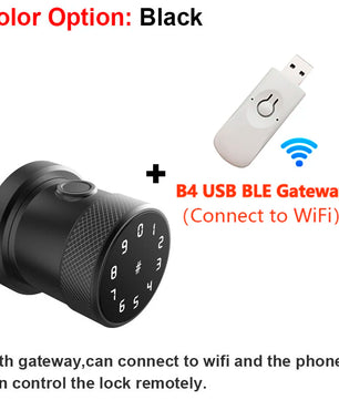 Stainless Steel Fingerprint Bluetooth WIFI Right Push Door Lock