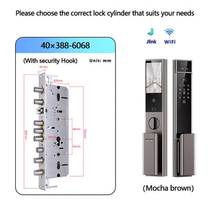 Raykube S90 Rechargeable Palm Vein Recognition Digital Lock