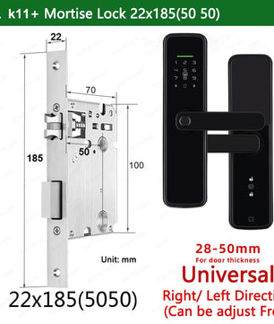 Zinc Alloy Biometric Fingerprint Bluetooth Electric Door Lock
