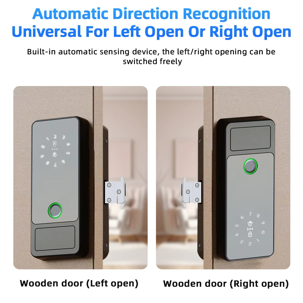  Aluminum Alloy Bluetooth Smart Fingerprint Electronic Lock