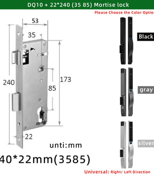 Aluminium Alloy Fingerprint Rechargeable Battery WIFI Smart Lock